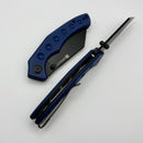 Sencut Clout Blue Canvas Micarta Handles w/ 2.99" Black D2 S26031-3