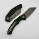 Sencut Clout Green Canvas Micarta Handles w/ 2.99" Gray Stonewash D2 S26031-2