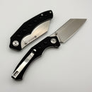 Sencut Clout Black G-10 Handles w/ 2.99" Satin D2 S26031-1