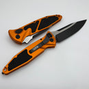 Microtech Socom Elite Auto Black S/E w/ Orange Handles 160A-1OR