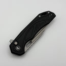 Civivi Zelthara Black Aluminum Handle w/ 3.3" Stonewash 14C28N C25076-1