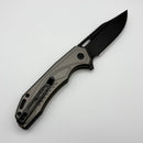 Civivi Zelthara Gray Aluminum Handle w/ 3.3" Black Stonewash 14C28N C25076-2
