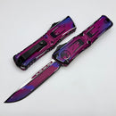 Microtech Knives Combat Troodon Gen III Purple Comic Strip S/E Signature Series 1143-1PUCOMICS