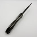 Civivi Zelthara Gray Aluminum Handle w/ 3.3" Black Stonewash 14C28N C25076-2
