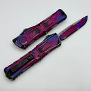 Microtech Knives Combat Troodon Gen III Purple Comic Strip S/E Signature Series 1143-1PUCOMICS