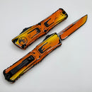 Microtech Knives Combat Troodon Gen III Orange Comic Strip S/E Signature Series 1143-1ORCOMICS