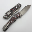 Hawk Designs Talon Auto w/ Honeycomb Snowfire Overlay Handle & Brightwash M390