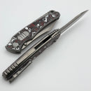 Hawk Designs Talon Auto w/ Honeycomb Snowfire Overlay Handle & Brightwash M390