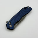 Civivi Zelthara Dark Blue Aluminum Handle w/ 3.3" Damascus C25076-DS1