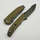 Civivi Ryson-E Tan G-10 Handle w/ 3.3" Gray Stonewash 14C28N C25097-2