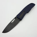 Thermic Tactical Ambient 2026E Navy Blue G-10 Handles w/ Titanium Accents & Blackwash M390
