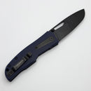Thermic Tactical Ambient 2026E Navy Blue G-10 Handles w/ Titanium Accents & Blackwash M390