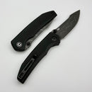 Civivi Ryson-E Black Canvas Micarta Handle w/ 3.3" Damascus C25097-DS1
