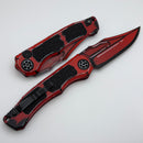 Heretic Knives Wraith Auto V4 Cel Shade Red w/ Bowie MagnaCut H002-CS-RD