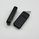 Rivery Manufacturing Zero-V2 Agent Newton Black Pattern Aluminum w/ Changeable Razor Blade