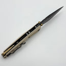 Thermic Tactical Ambient 2026B Ivory G-10 Handles w/ Titanium Accents & Blackwash M390