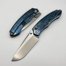 Remette Wild Species Blue Anodized Titanium w/ M390 Blade WD108-N3