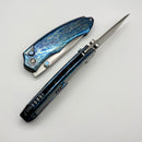 Remette Wild Species Blue Anodized Titanium w/ M390 Blade WD108-N3