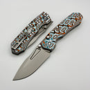 Remette RT-Rhino Blue/Orange G-10 Handle w/ D2 Blade RNGD261