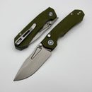 Remette RT-Rhino Green G-10 Handle w/ D2 Blade RNDG2