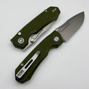 Remette RT-Rhino Green G-10 Handle w/ D2 Blade RNDG2