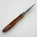 Thermic Tactical Ambient 2026C Orange G-10 Handles w/ Titanium Accents & Stonewash M390