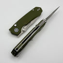 Remette RT-Rhino Green G-10 Handle w/ D2 Blade RNDG2