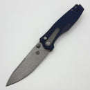 Thermic Tactical Ambient 2026C Navy Blue G-10 Handles w/ Titanium Accents & Stonewash M390