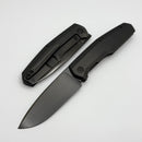 Custom Knife Factory FIF18 Tumbled DLC Titanium Handles & DLC M398