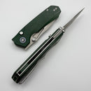 Remette RT-Rhino Green Micarta Handle w/ 14C28N Blade MC25A