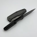 Custom Knife Factory FIF18 Tumbled DLC Titanium Handles & DLC M398