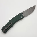 Thermic Tactical Subzero 2026C Forest Green G-10 Handles w/ Titanium Accents & 4" Stonewash M390