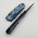 Remette RT-Rhino Blue/White G-10 Handle w/ D2 Blade RGND262