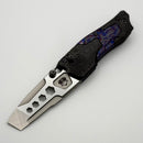 Poikilo Blade Task Knives Ark Midtech Crystal Titanium ZircuTi Inlaid Handles w/ Pearlescent Stonewash M390 Utility Pry