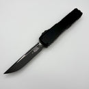 Factory Blem Microtech Ultratech Gen IV S/E Tactical w/ Flag Deep Engraved Black Handle 11214-1T-DFLAG