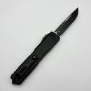 Factory Blem Microtech Ultratech Gen IV S/E Tactical w/ Flag Deep Engraved Black Handle 11214-1T-DFLAG