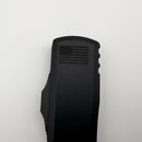 Factory Blem Microtech Ultratech Gen IV D/E Tactical w/ Flag Deep Engraved Black Handle 11224-1T-DFLAG