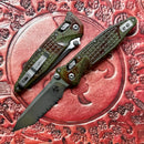 Microtech Socom Ram-Lok Outbreak Aluminum Frag Handles & Full Serrated T/E M390MK 161RL-3FROBS