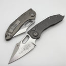 Microtech Borka Stitch Natural Clear Stonewash Standard 169-10NC