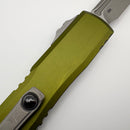 Factory Blem Microtech Ultratech Gen IV T/E Apocalyptic Standard w/ OD Green Handle 11234-10APOD