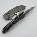 Microtech Borka Stitch Natural Clear Stonewash Standard 169-10NC