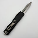 Factory Blem Microtech UTX-85 Gen IV w/ Black Handle & Satin Full-Serrated D/E M390MK 12324-6