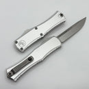 Microtech Knives Mini Hera Stonewash S/E M390MK w/ Clear Handle 1703M-10CR
