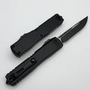 Microtech Ultratech Gen IV S/E Tactical w/ Flag Deep Engraved Black Handle 11214-1T-DFLAG