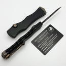 Microtech Marfione Select Halo IV Black Handle w/ Blued Baker Forge Coppermai Damascus Clip Point 1150-16MS2