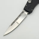 Marfione Custom Halo VII Black Handle w/ Hand Satin Compound Ground Clip Point M390MK