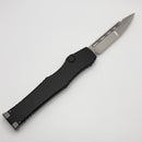 Marfione Custom Halo VII Black Handle w/ Hand Satin Compound Ground Clip Point M390MK