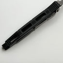 Pre-Owned Microtech Socom Elite Fully Serrated Tanto Edge Manual Black Apocalyptic Standard 161-12AP