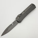 Pre-Owned Microtech Glykon Natural Clear Apocalyptic Standard Bayonet 184-10APNC