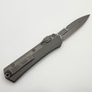 Pre-Owned Microtech Glykon Natural Clear Apocalyptic Standard Bayonet 184-10APNC